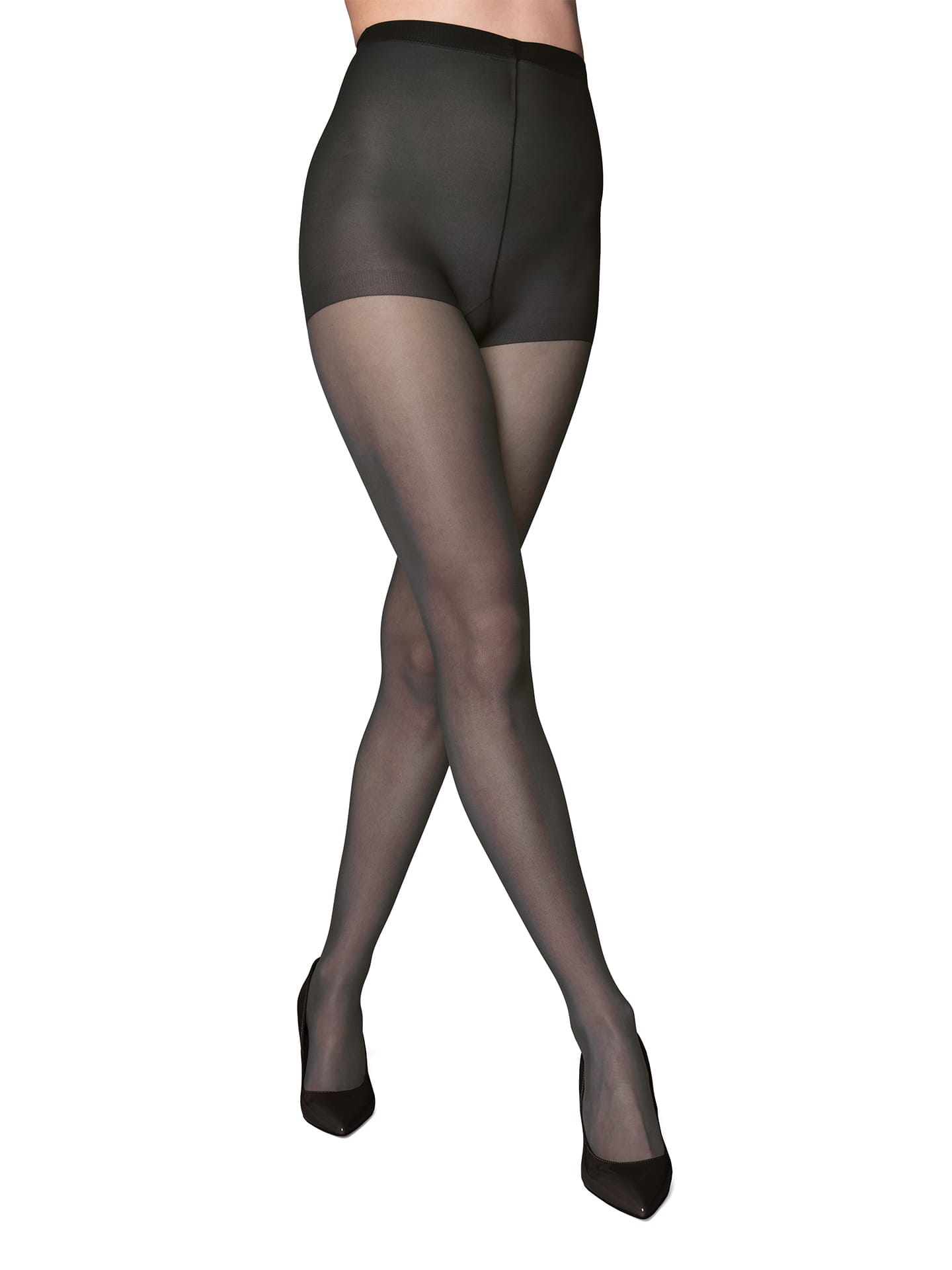 Dres Petra Elisa Lycra 15 DEN Cu Model Indila Negru 1